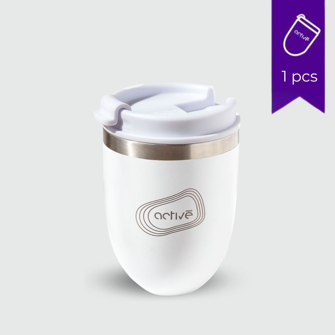 activé Stainless Steel FiberShaker 2.0 – White Edition